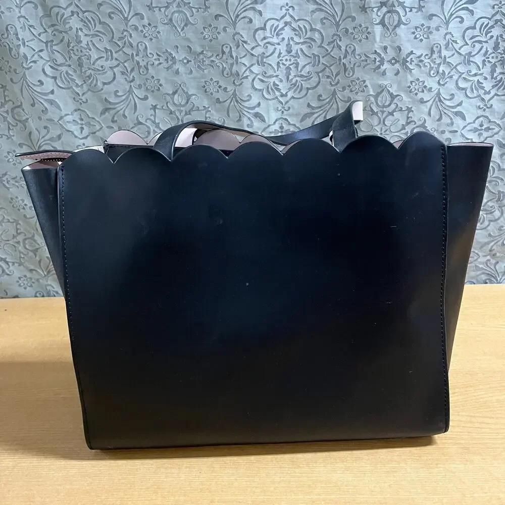 Kate spade Tote Bag 2WAY Leather Black & Pink